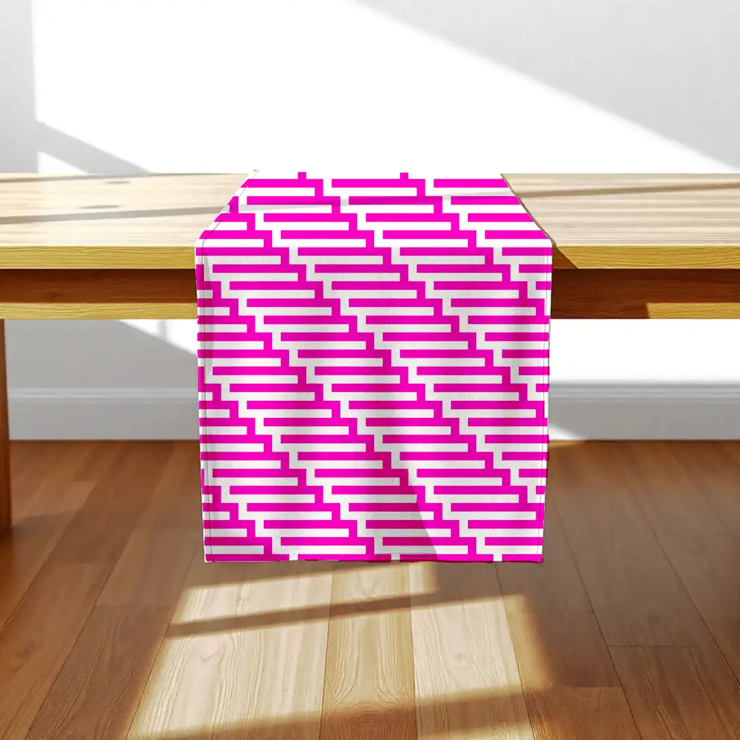 Line Geometric Stylish Dining Table Runner