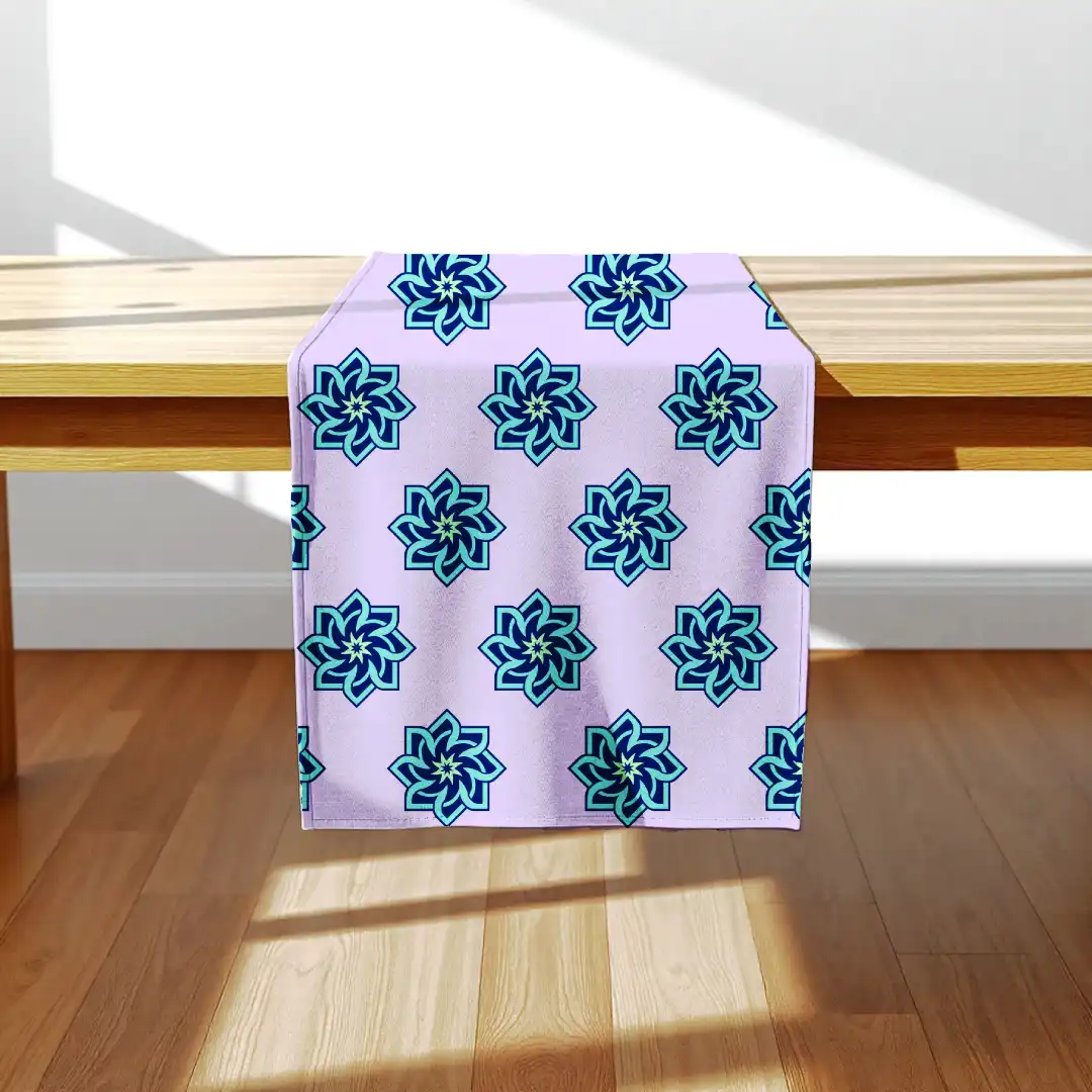 Vintage Retro Floral Dining Table Runner