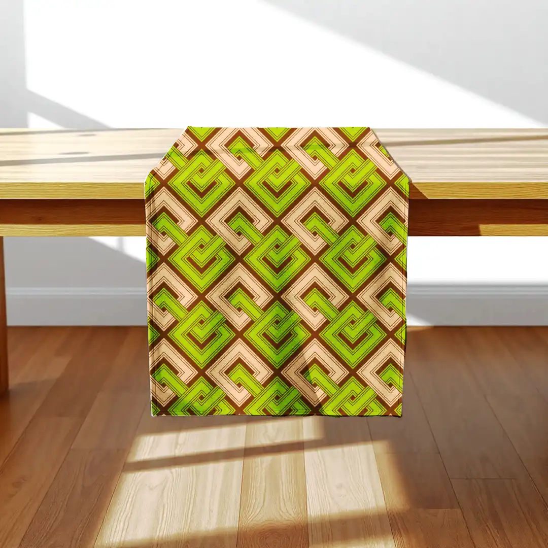 Square Checkered Table Runner