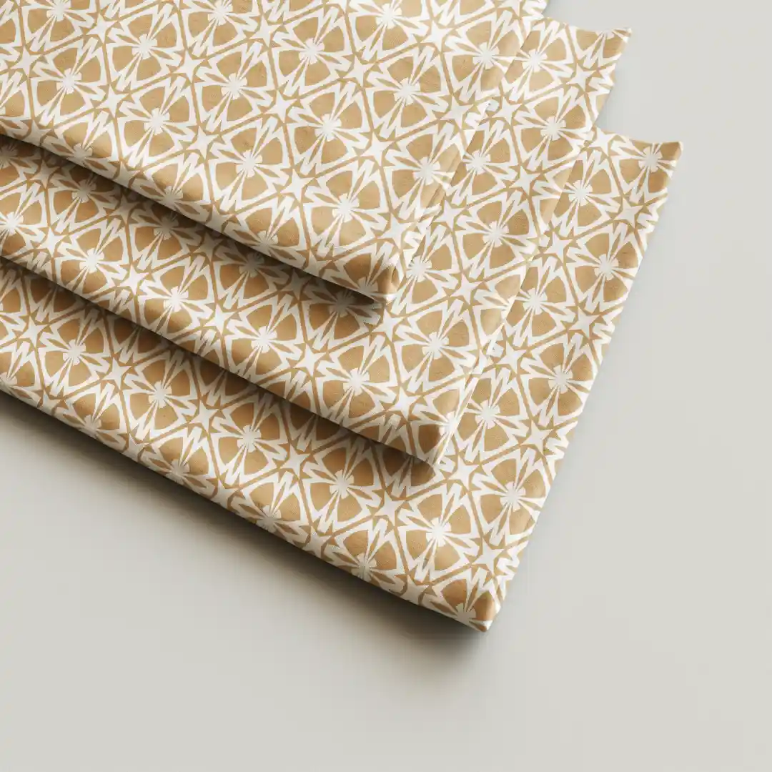 Floral Motifs Dining Table Cloth Napkin Pack Of Four - Image 2