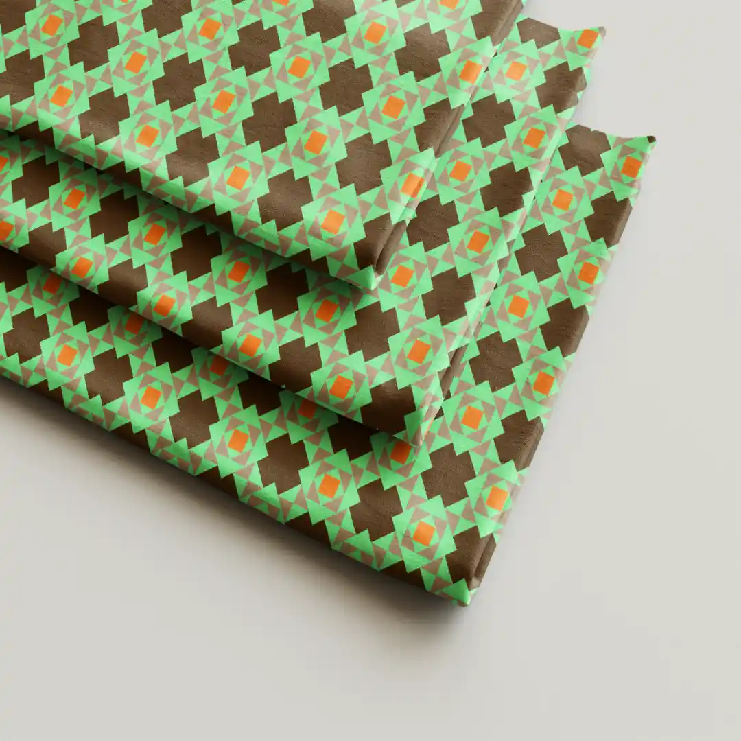 Green Stylish Cloth Napkin Pack Of Four - Image 2