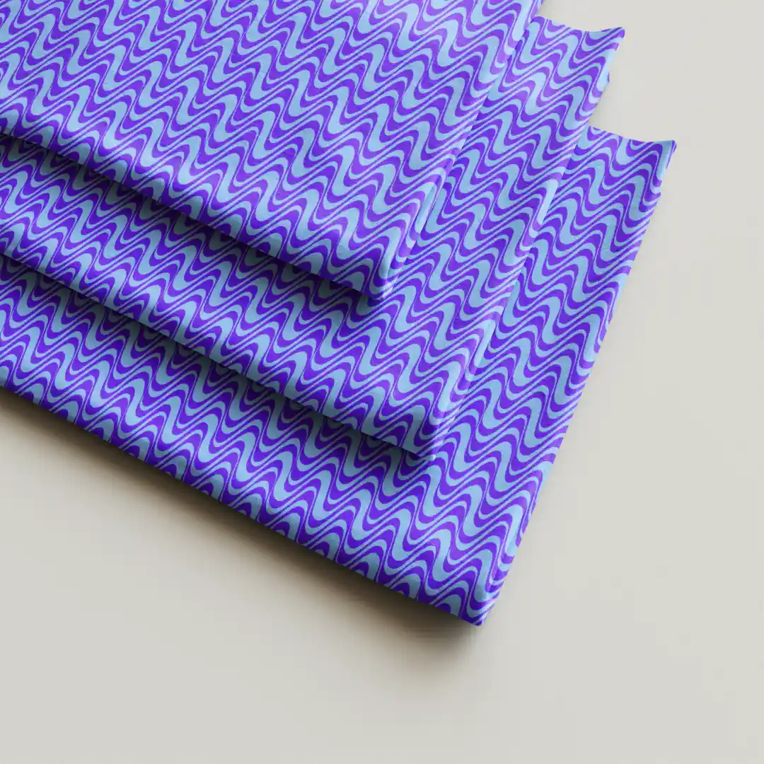 Wavy Printed Cloth Napkin Pack Of Four - Image 2