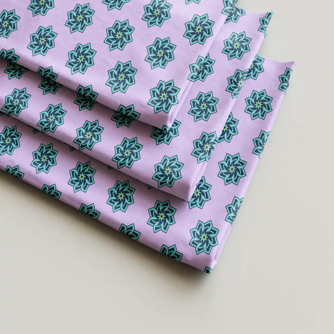 Vintage Retro Floral Dining Table Cloth Napkin Pack Of Four - Image 2