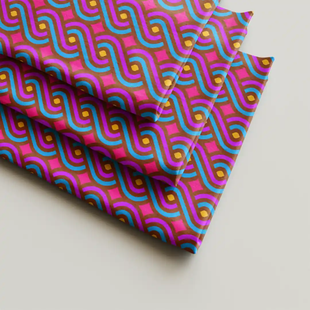 Stylish Threads Print Cloth Napkin Pack Of Four - Image 2