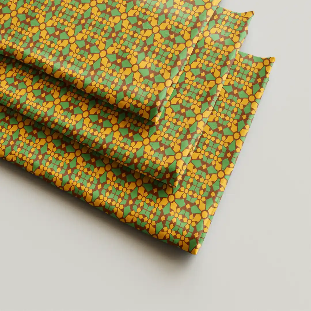 Ethnic Geometric Cloth Napkin Pack Of Four - Image 2