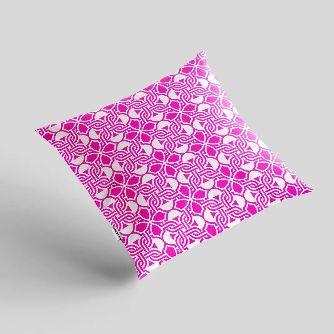 Pink Floral Cushion Cover - Image 2