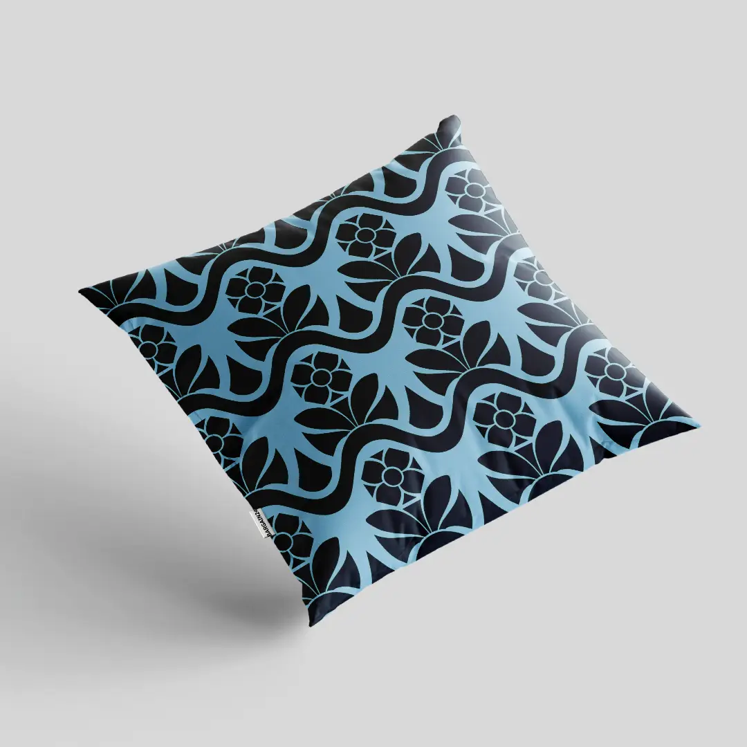 Retro Flower Colorful Cushion Cover - Image 2