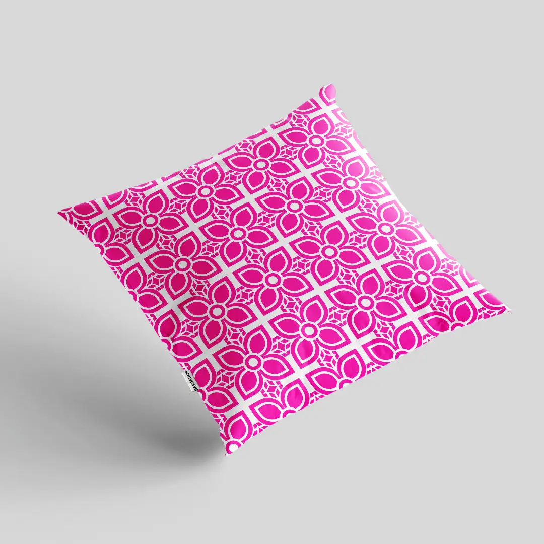 Rani Pink Flower Cushion Cover - Image 2