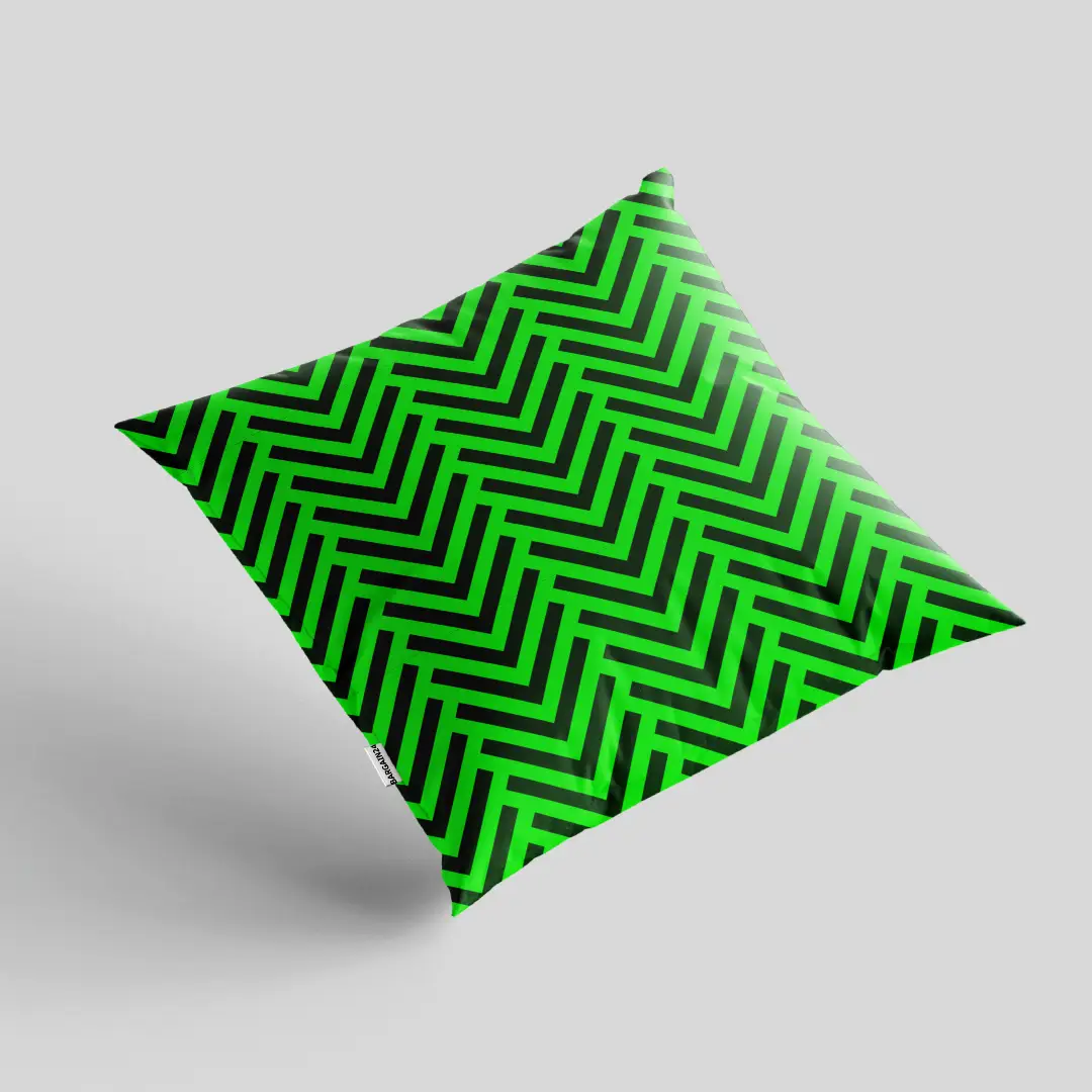 Arrows Green Cushion Cover - Image 2