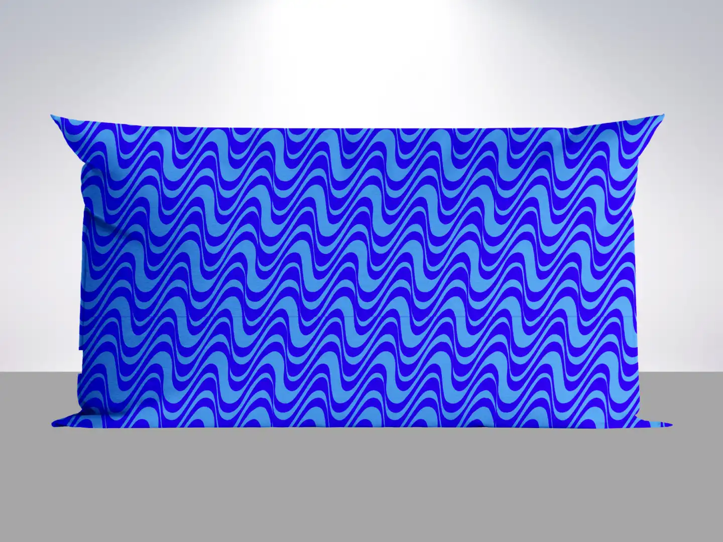 Wavy Printed Pillow Cover - Image 2