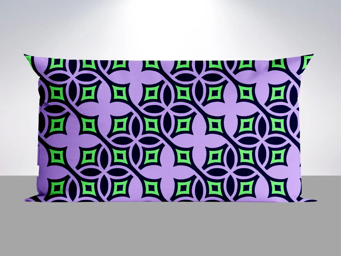 Floral Purple Color Pillow Cover - Image 2