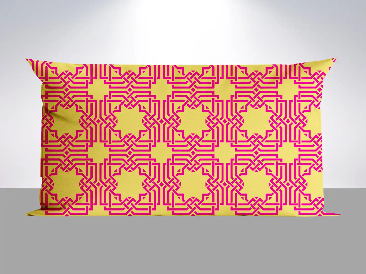 Yellow Pink Pillow Cover - Image 2