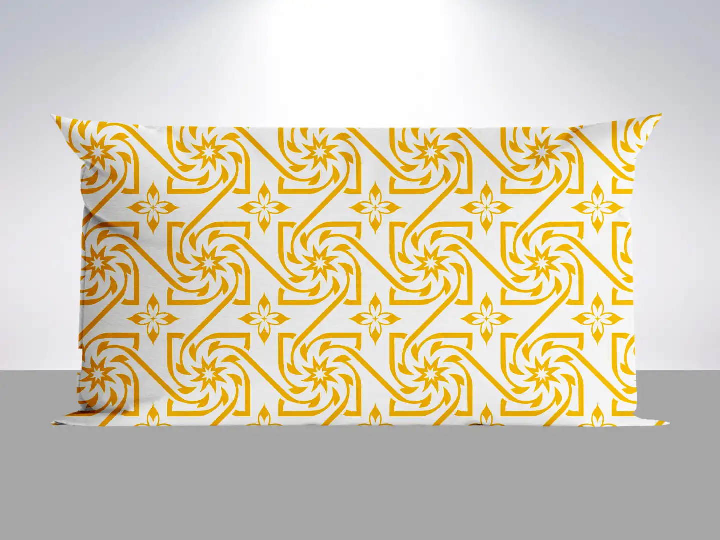 White Golden Pillow Cover - Image 2