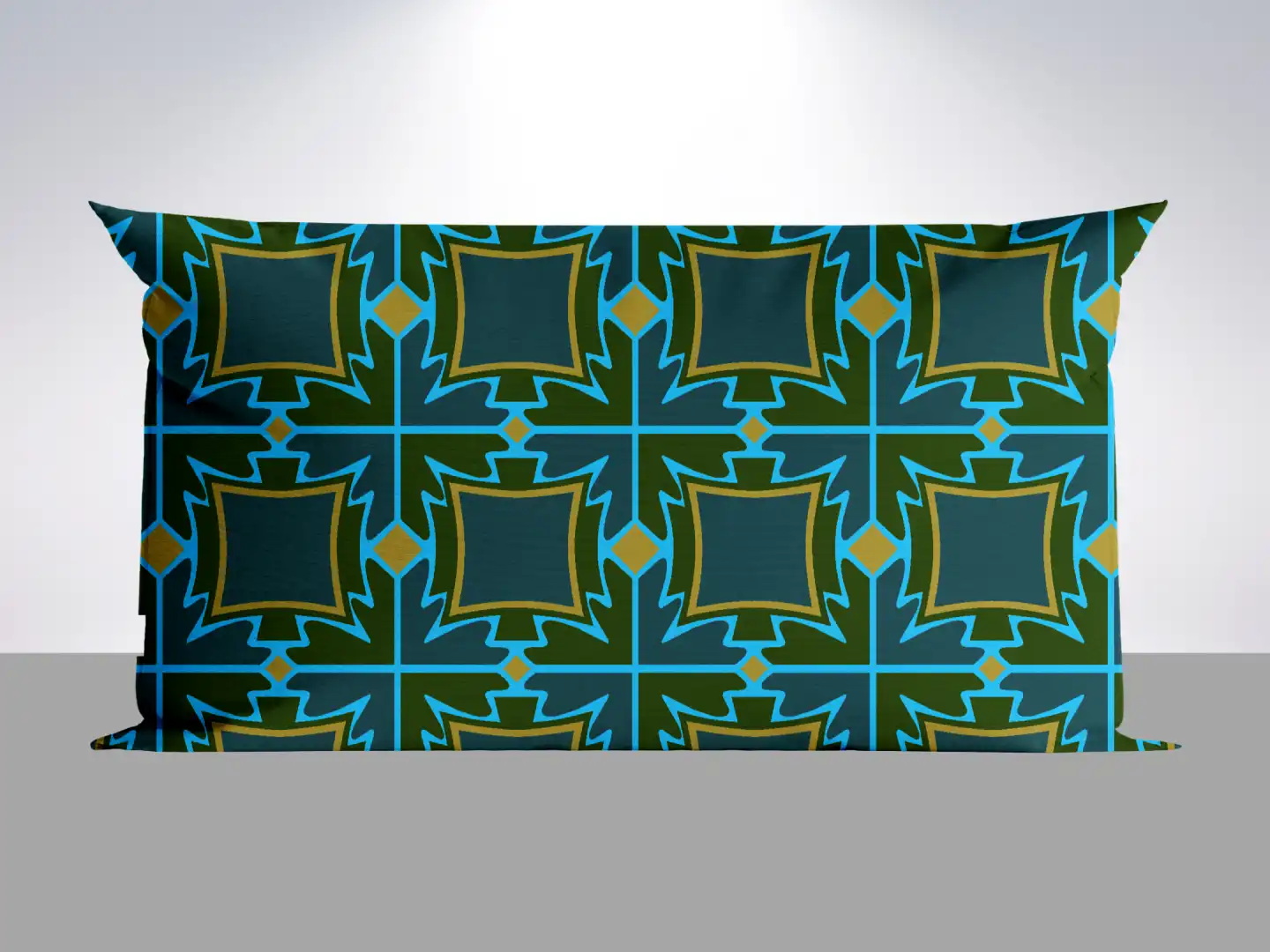 Square Motifs Pillow Cover - Image 2