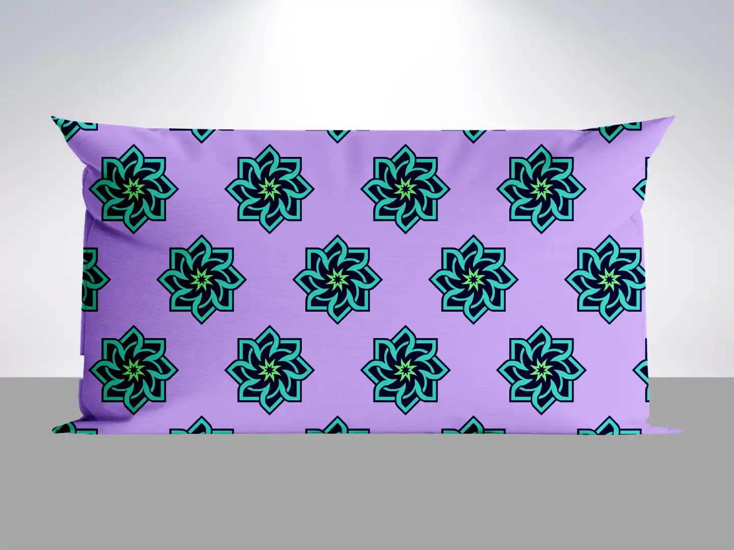 Vintage Retro Floral Pillow Cover - Image 2