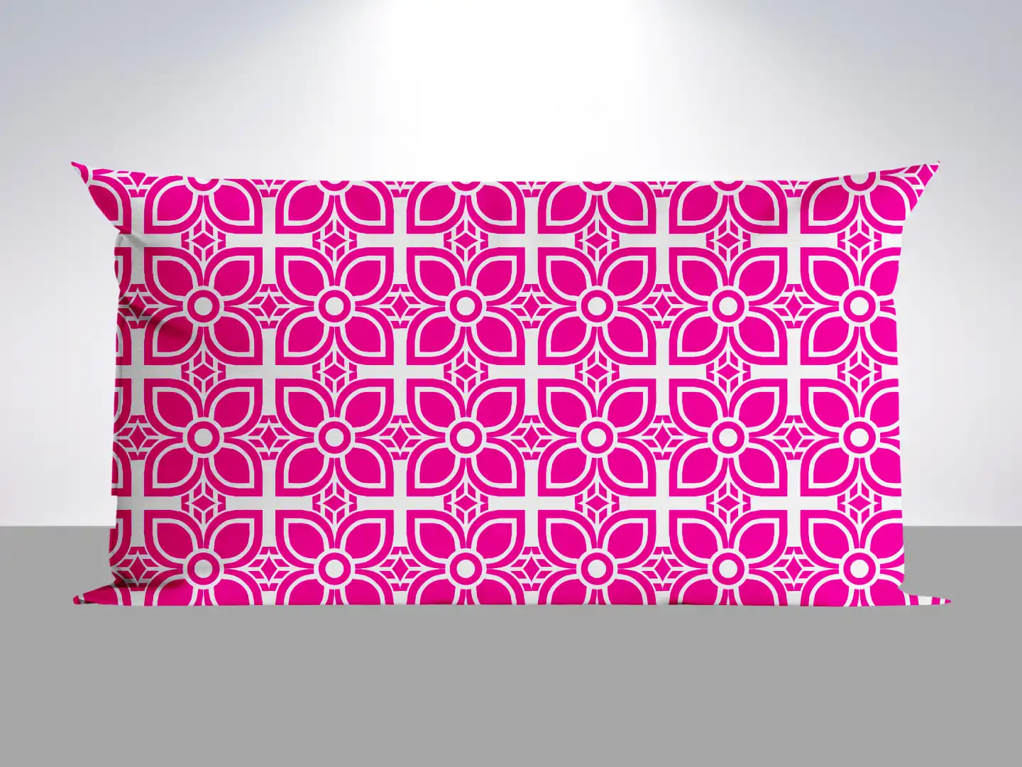 Rani Pink Flower Pillow Cover - Image 2