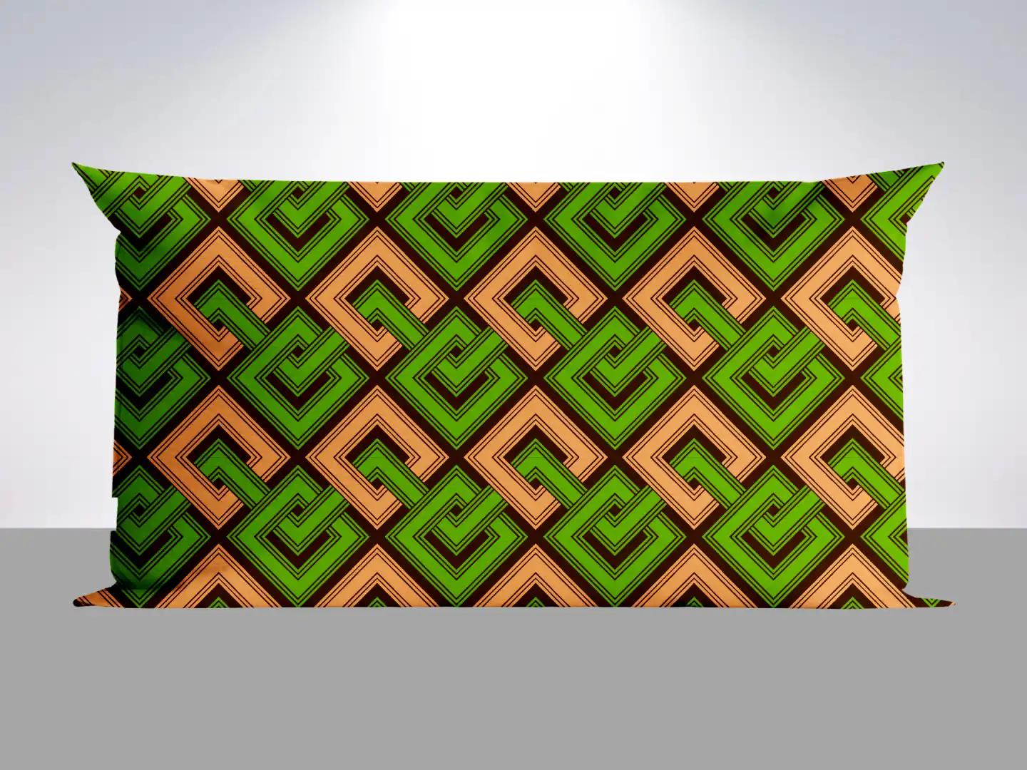 Square Checkered Pillow Cover - Image 2
