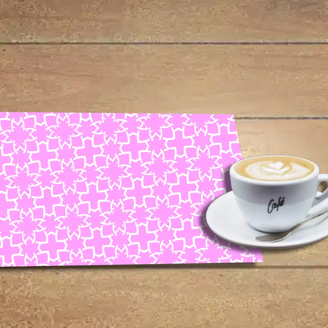 Green Leaves Dining Table Placemats - Pack Of Four - Image 2