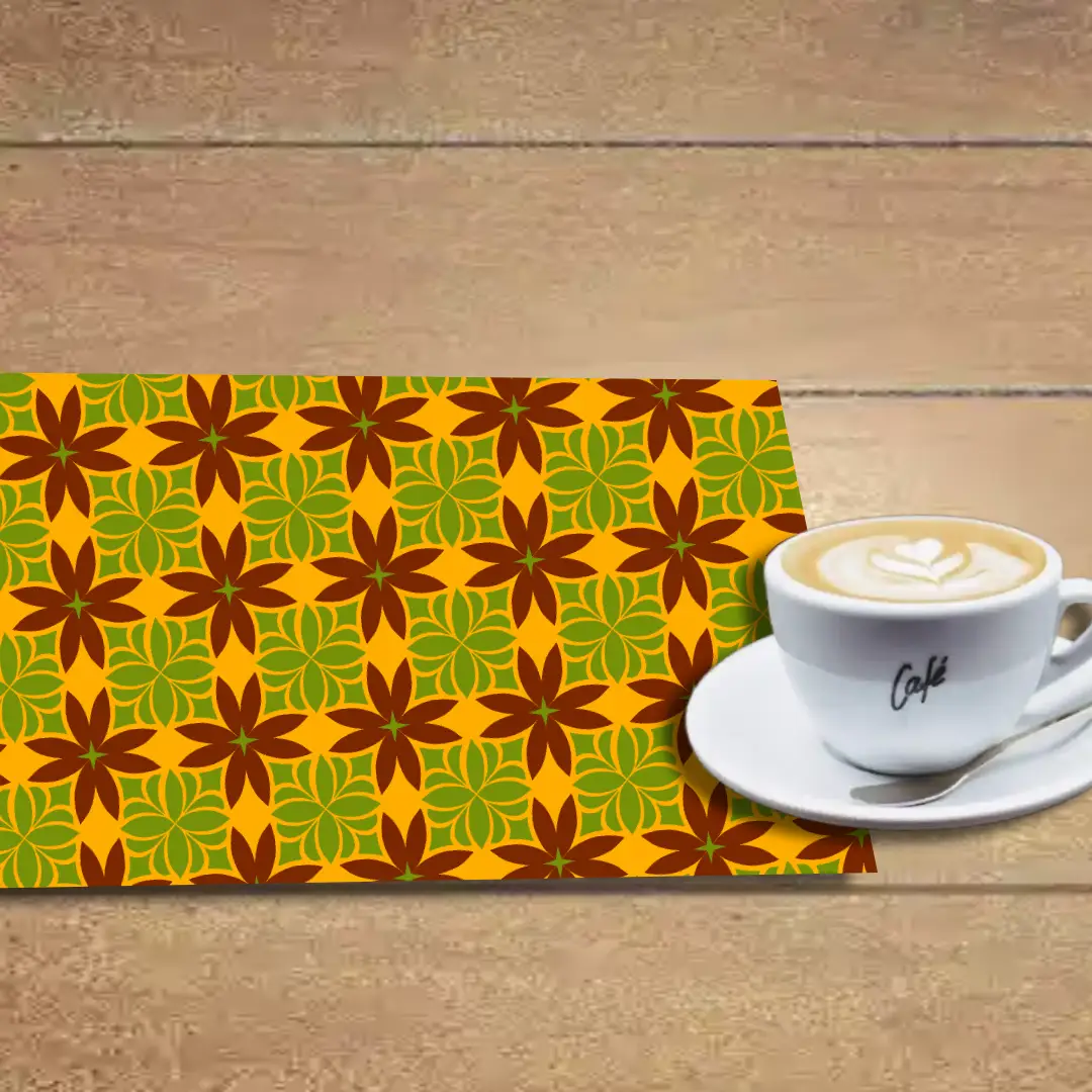 Floral Stylish Table Placemats - Pack Of Four - Image 2