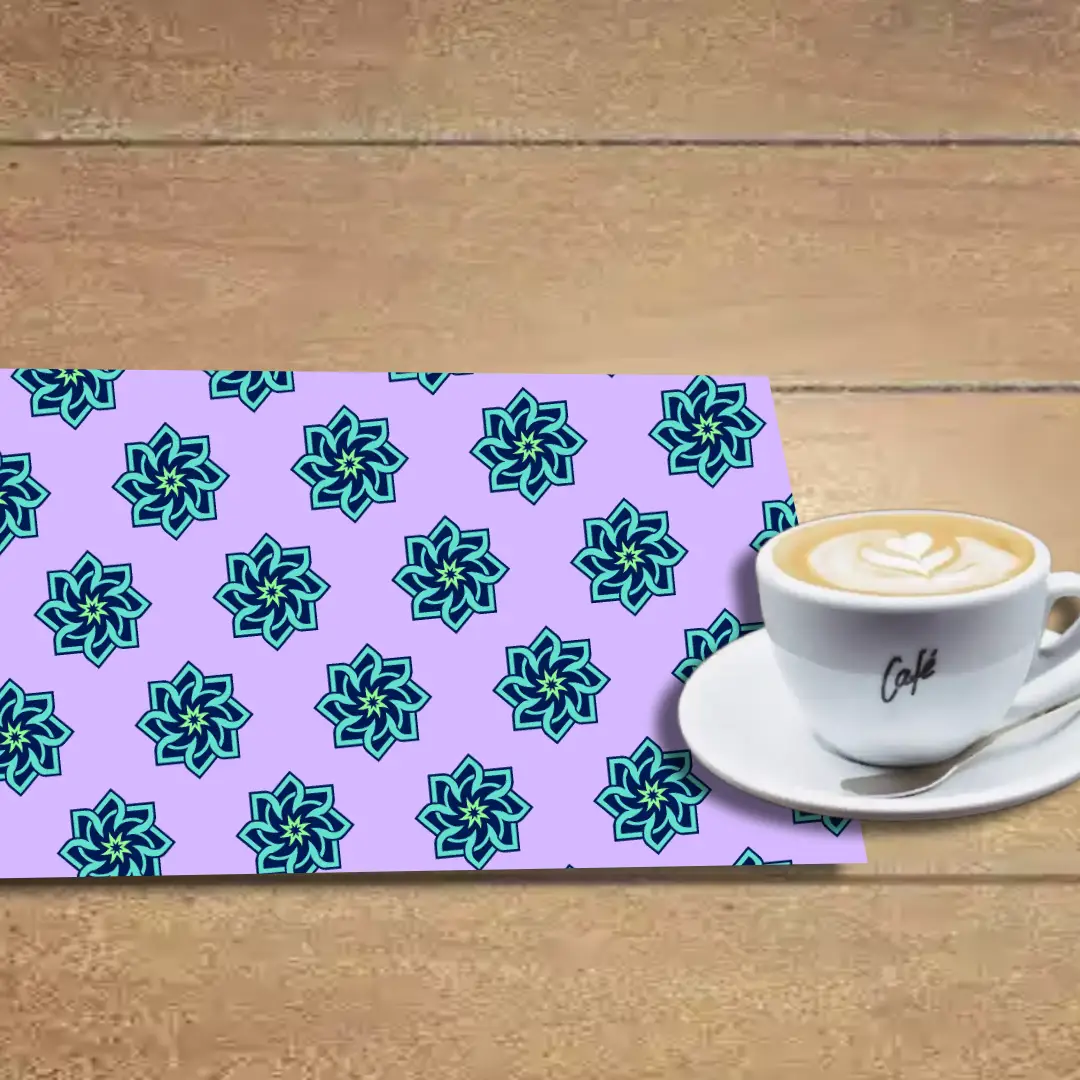 Vintage Retro Floral Dining Table Placemats - Pack Of Four - Image 2