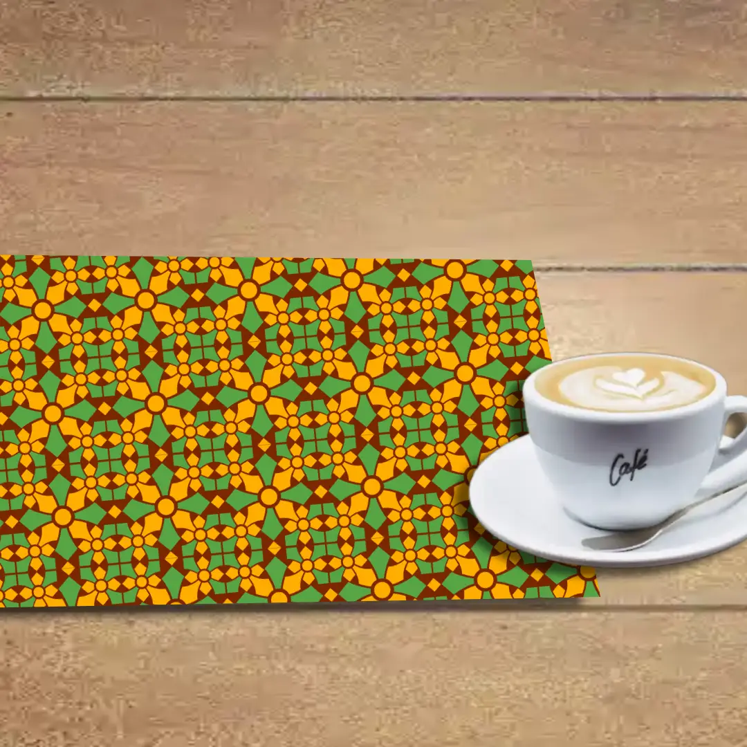 Ethnic Geometric Table Placemats - Pack Of Four - Image 2