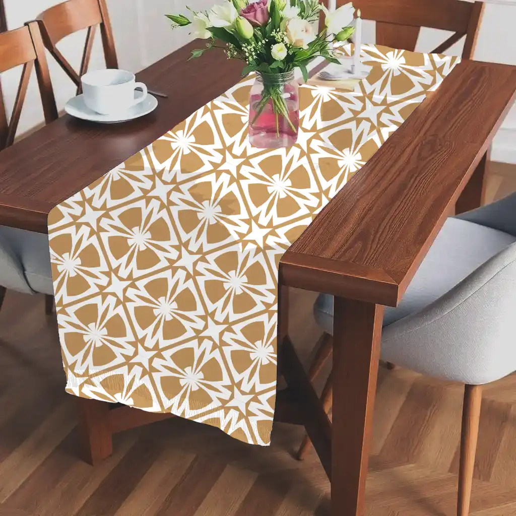 Floral Motifs Dining Table Runner - Image 2