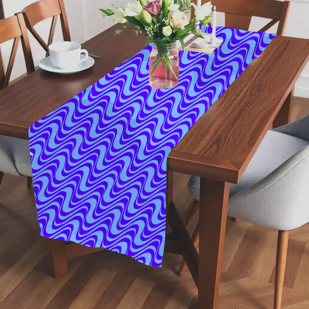 Wavy Printed Table Runner - Image 2