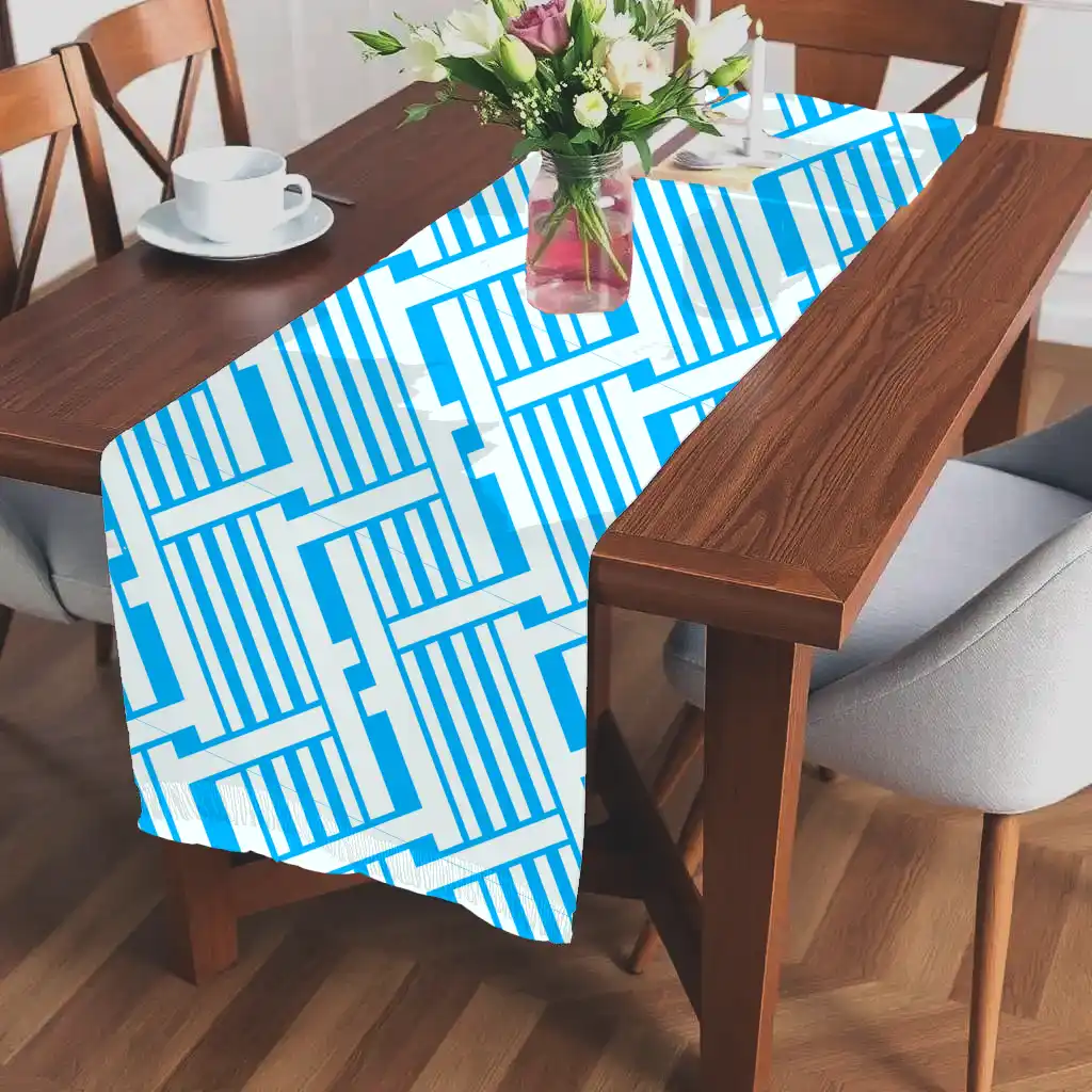 Modern Abstract Table Runner - Image 2