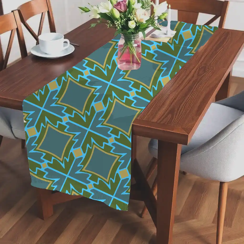 Square Motifs Table Runner - Image 2