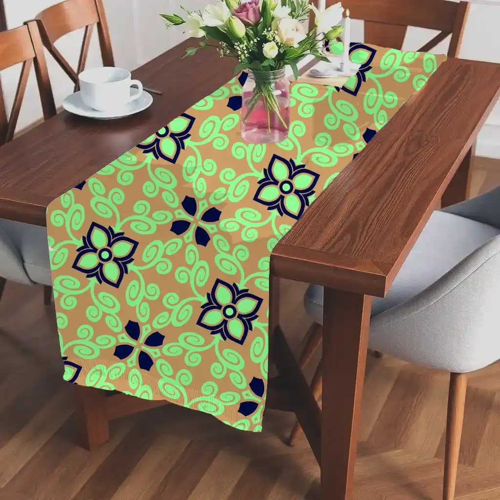 Floral Design Table Runner - Image 2