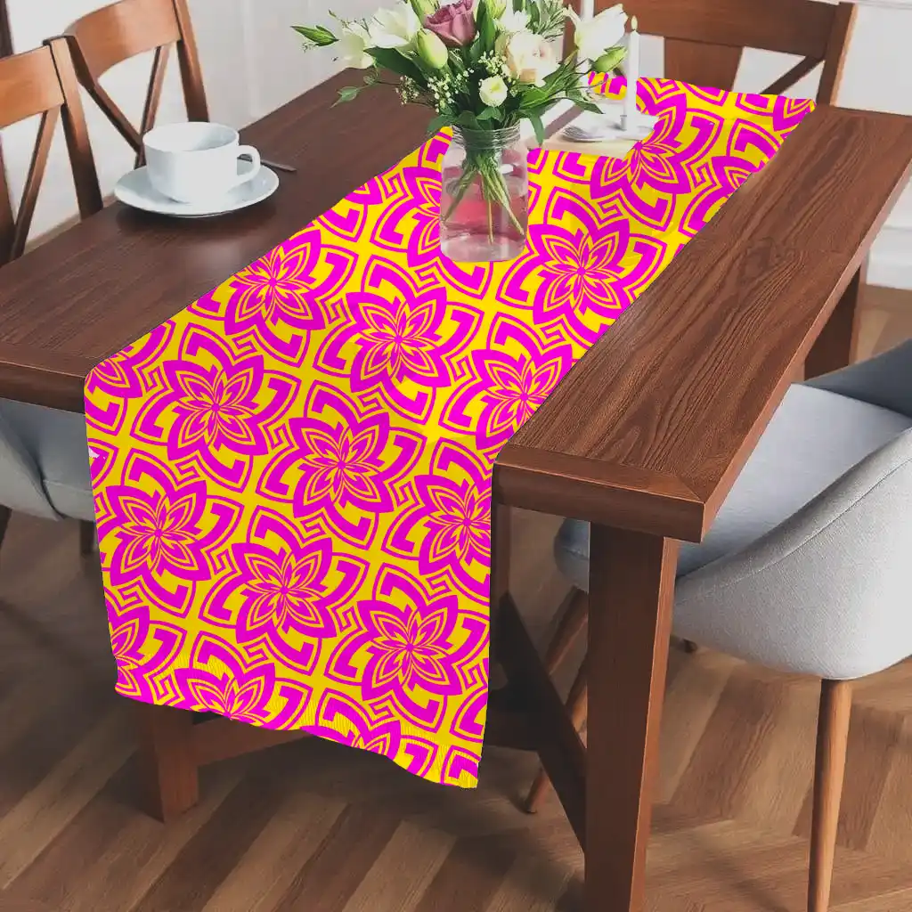 Decorative Floral Table Runner - Image 2