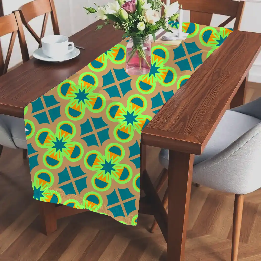 Retro Vintage Design Table Runner - Image 2