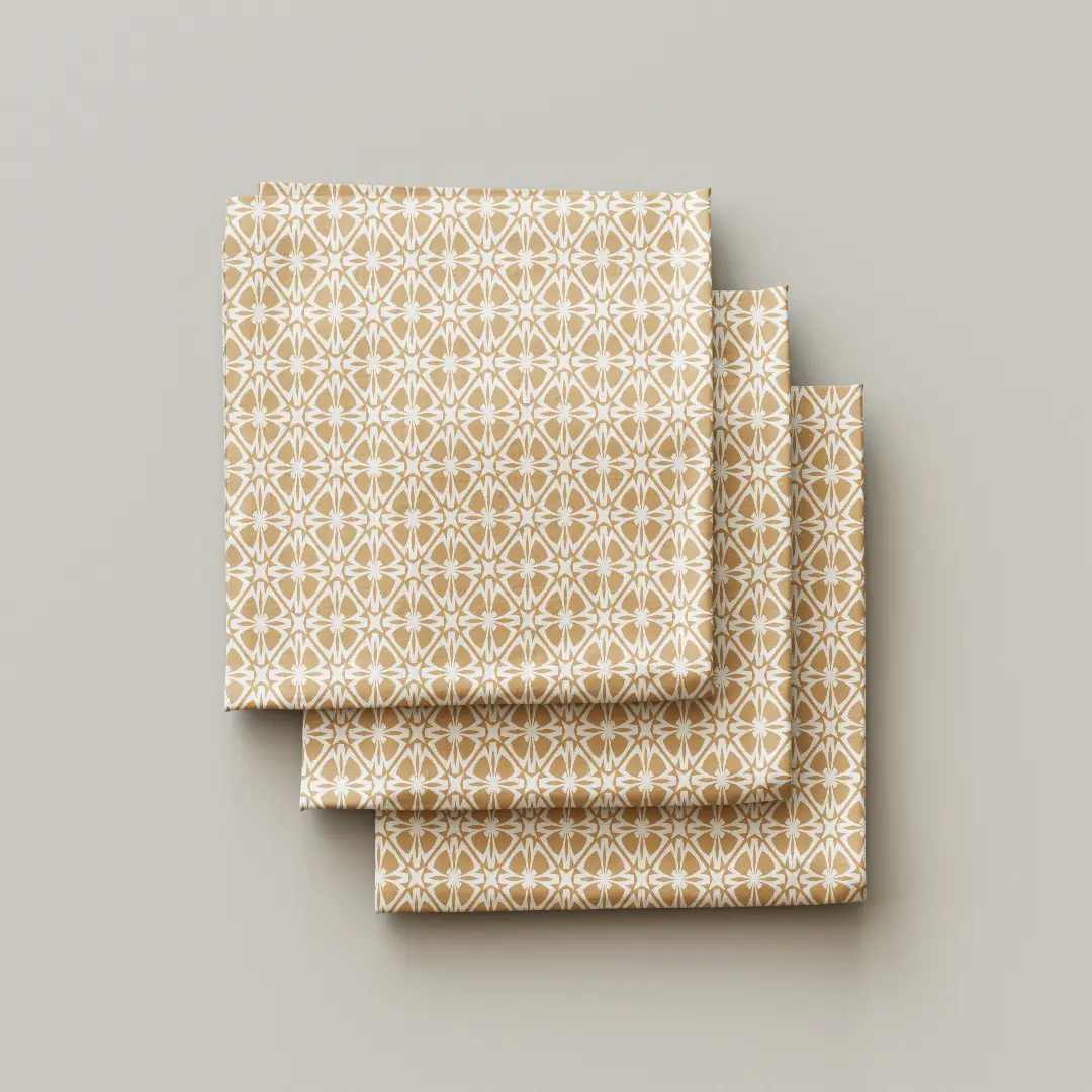 Floral Motifs Dining Table Cloth Napkin Pack Of Four - Image 3