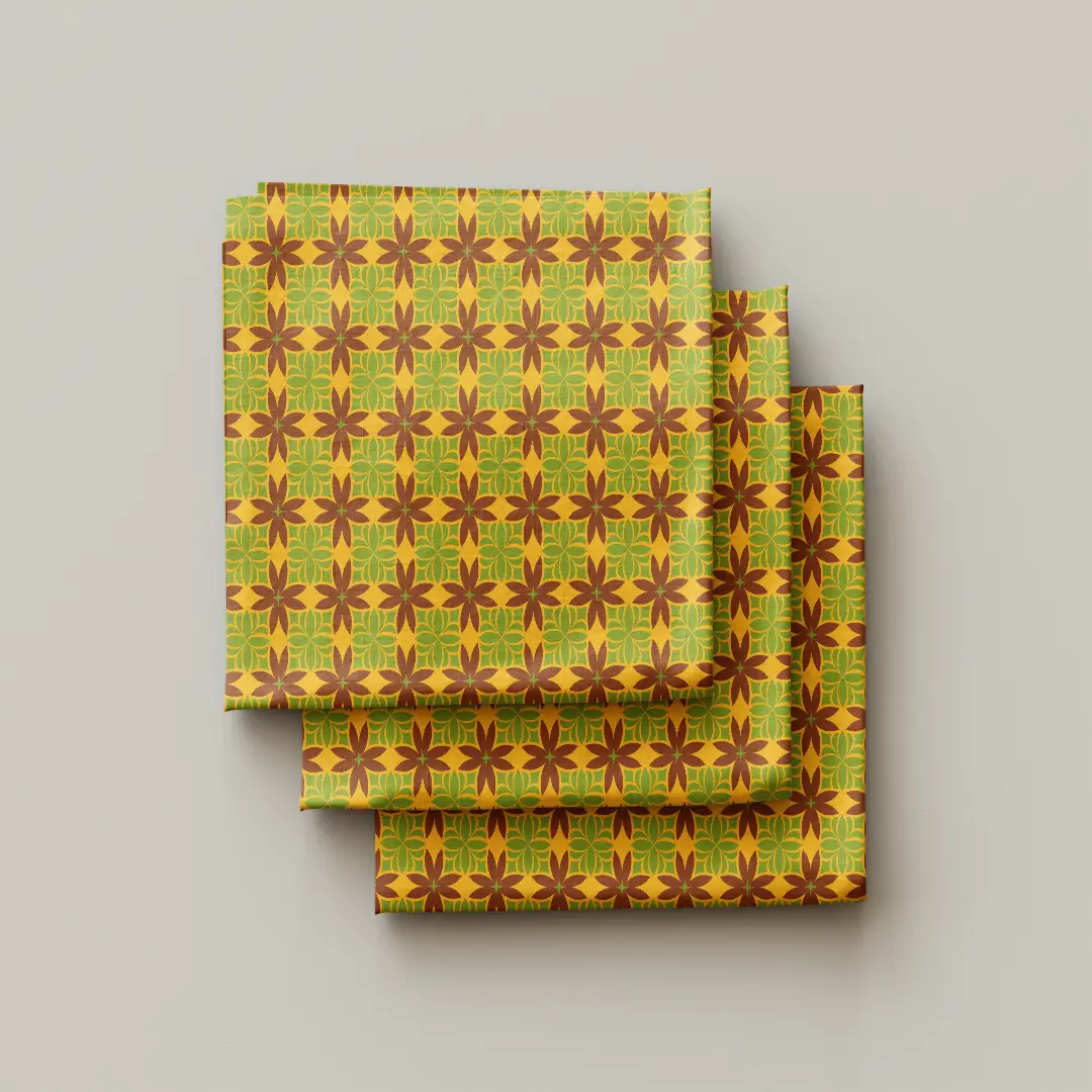 Floral Stylish Cloth Napkin Pack Of Four - Image 3