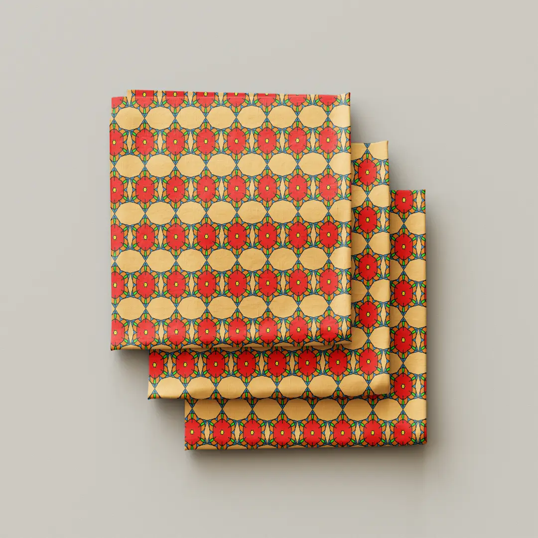 Vibrant Stylish Cloth Napkin Pack Of Four - Image 3