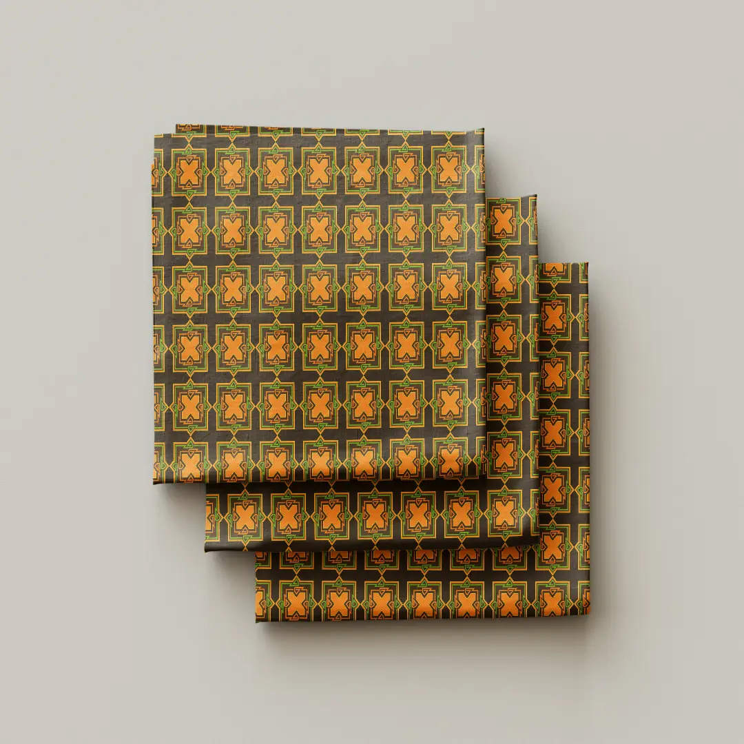 Traditional Motifs Cloth Napkin Pack Of Four - Image 3