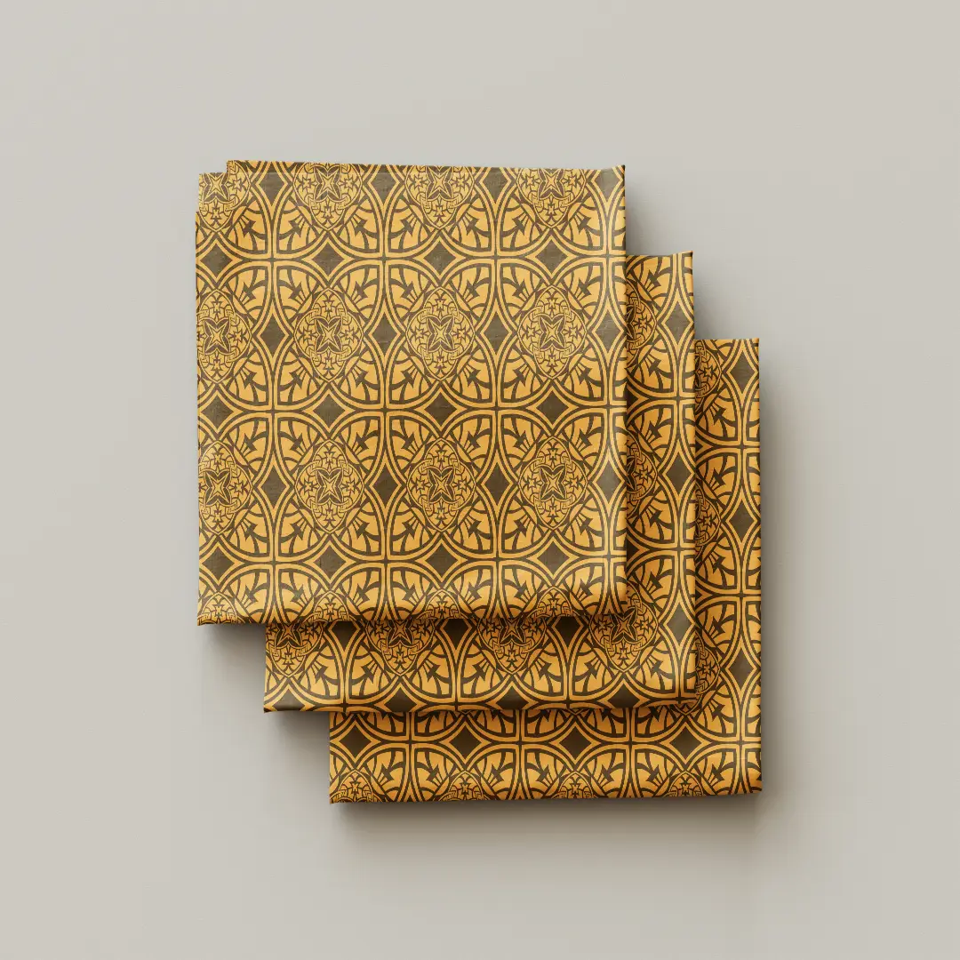 Abstract Pattern Cloth Napkin Pack Of Four - Image 3