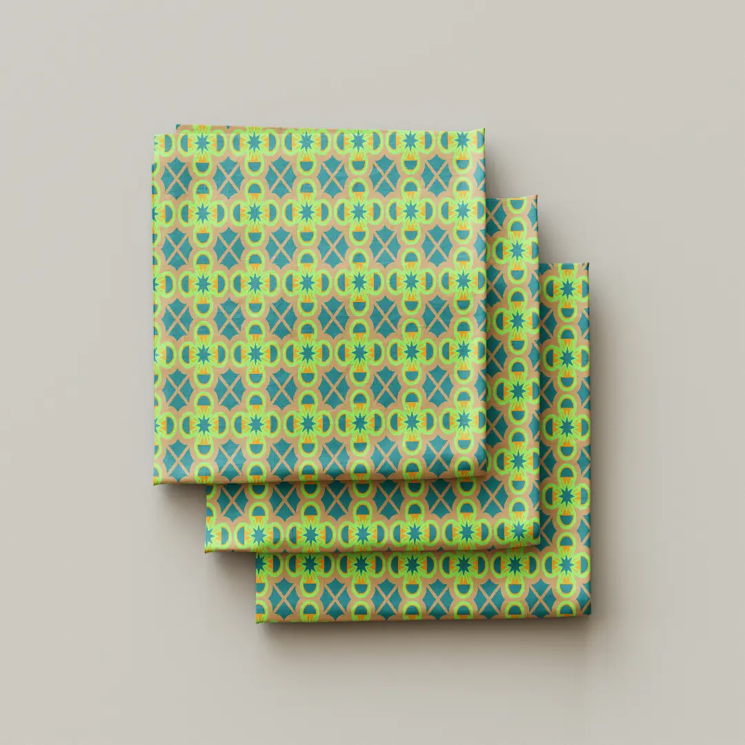 Retro Vintage Design Cloth Napkin Pack Of Four - Image 3