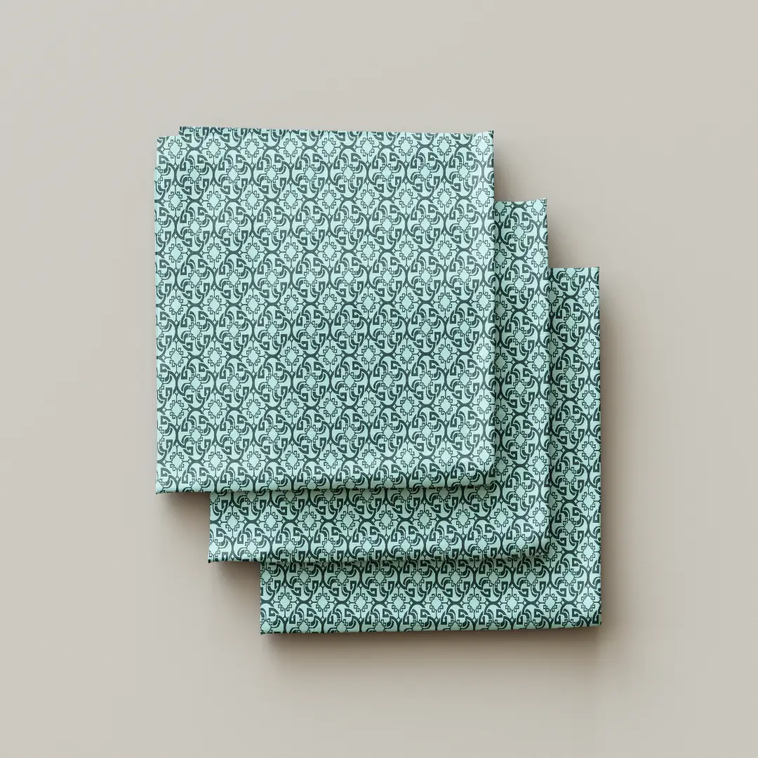 Designer Motif Cloth Napkin Pack Of Four - Image 3