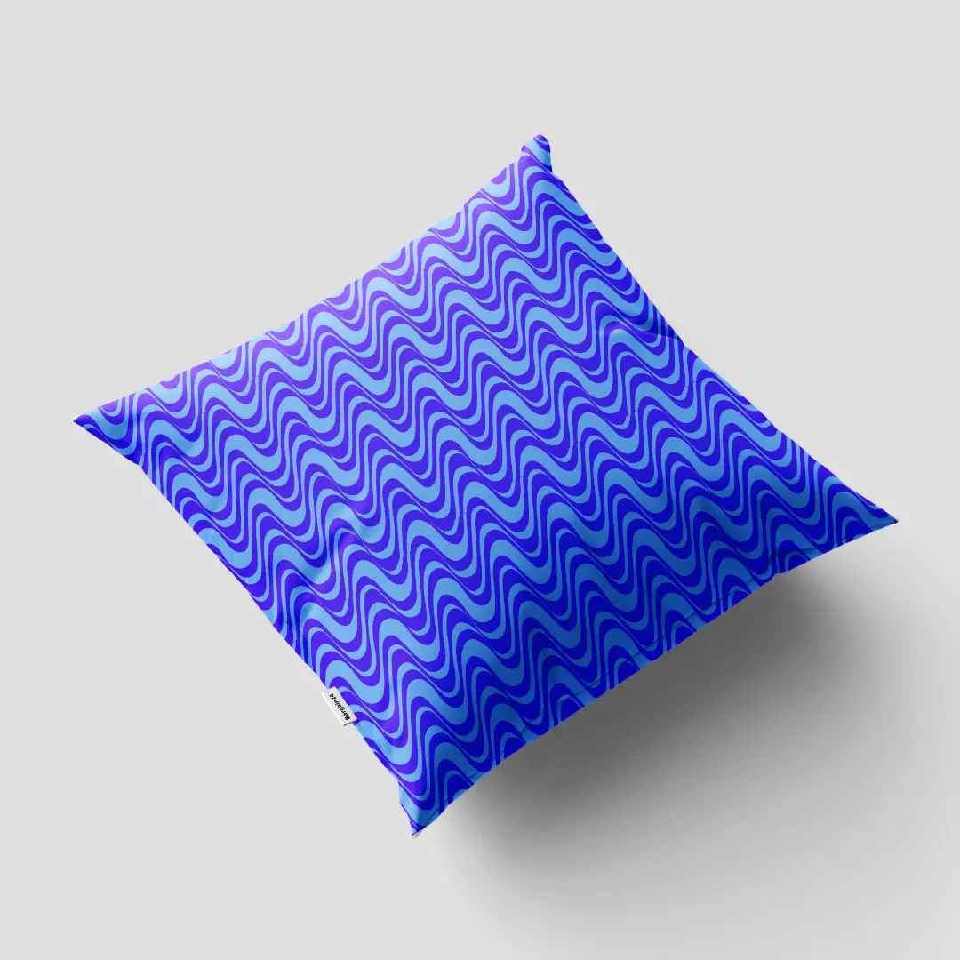 Wavy Printed Cushion Cover - Image 3