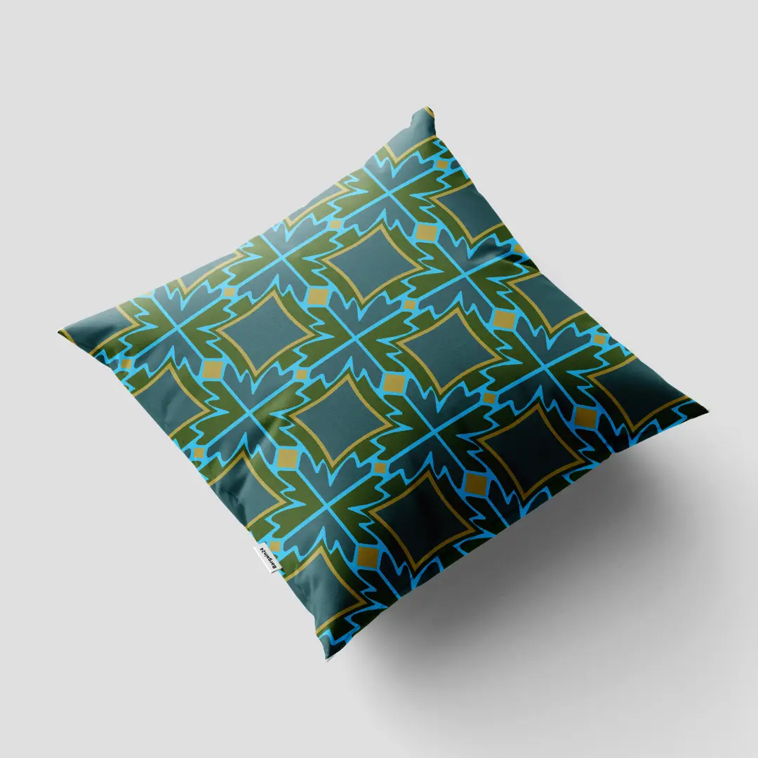 Square Motifs Cushion Cover - Image 3