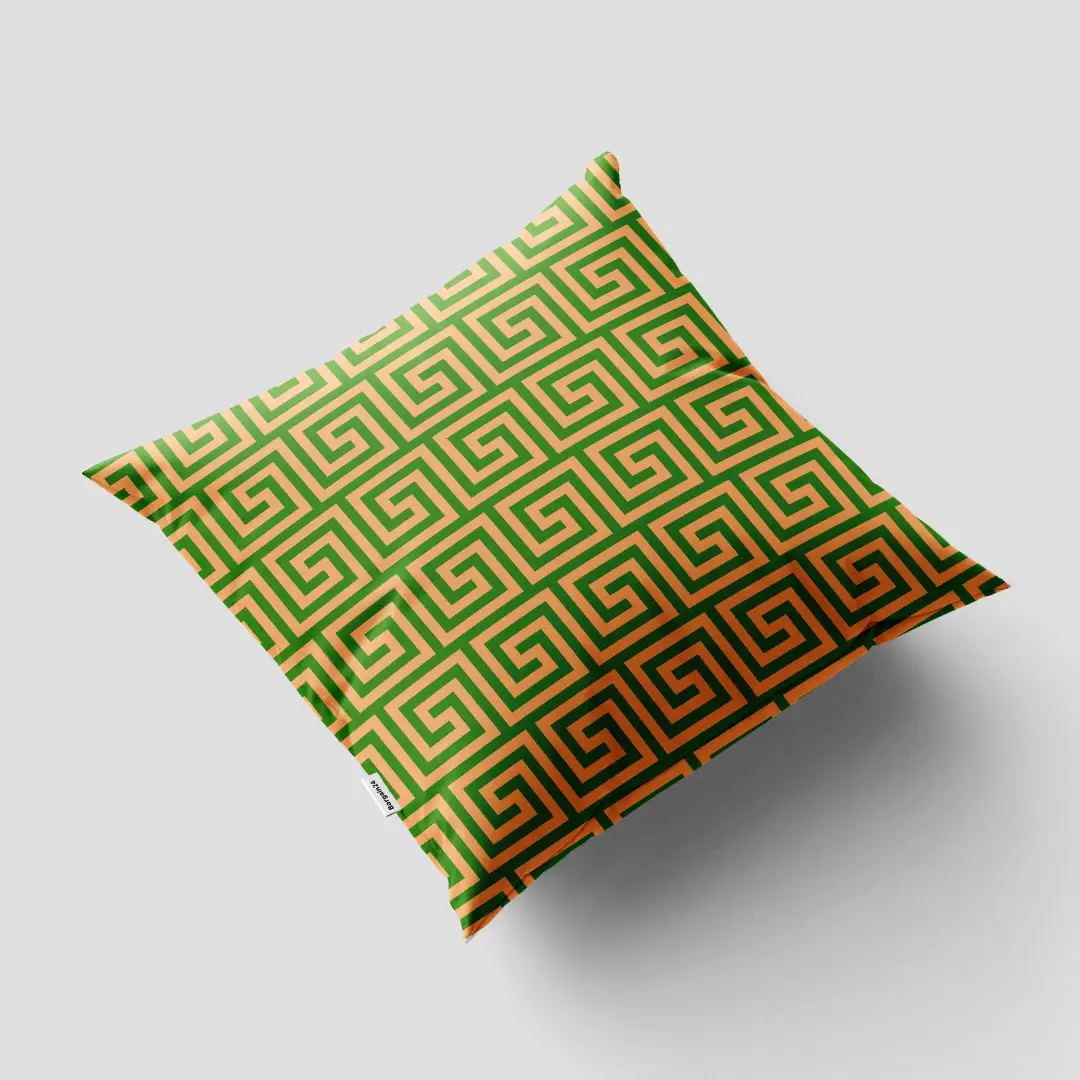 Maze Motifs Cushion Cover - Image 3