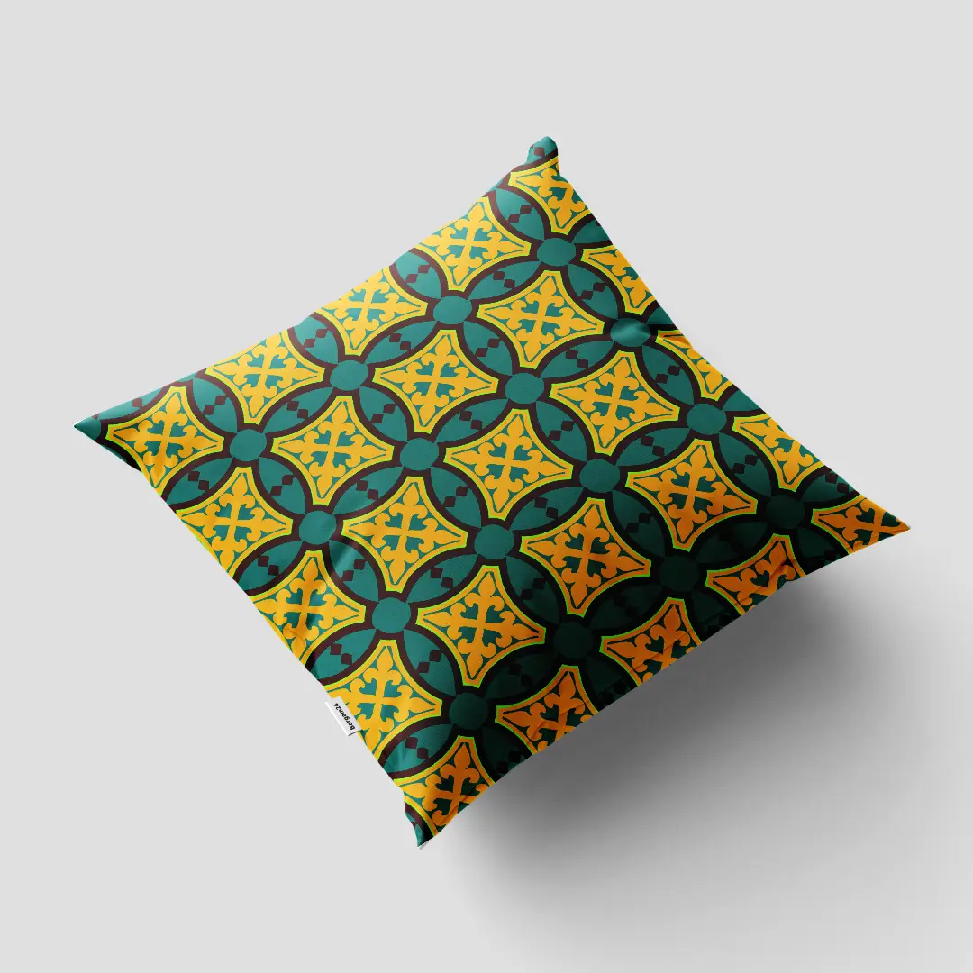 Vintage Pattern Colorful Cushion Cover - Image 3