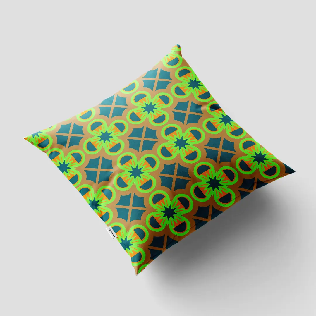 Retro Vintage Design Cushion Cover - Image 3