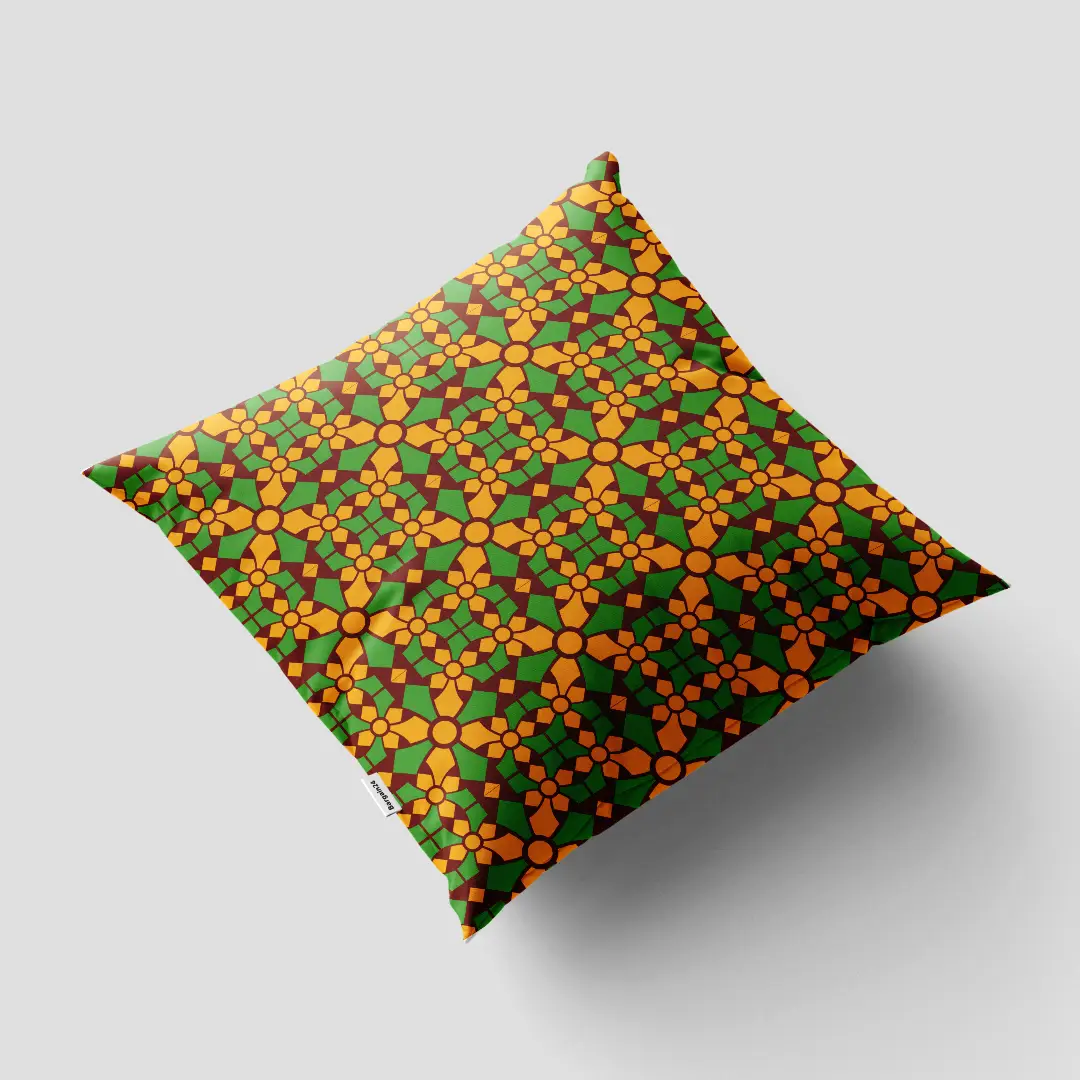 Ethnic Geometric Cushion Cover - Image 3