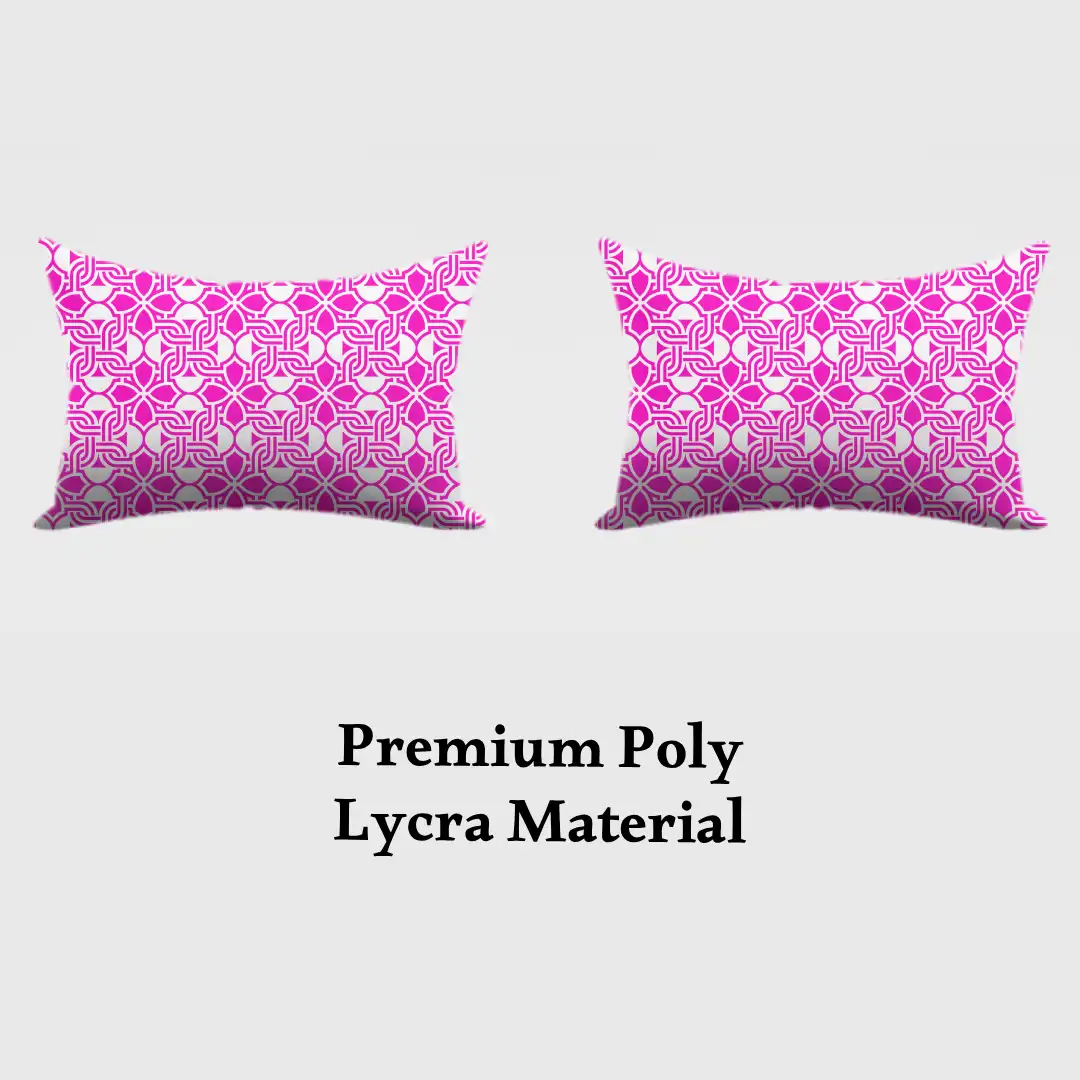 Pink Floral Pillow Cover - Image 3