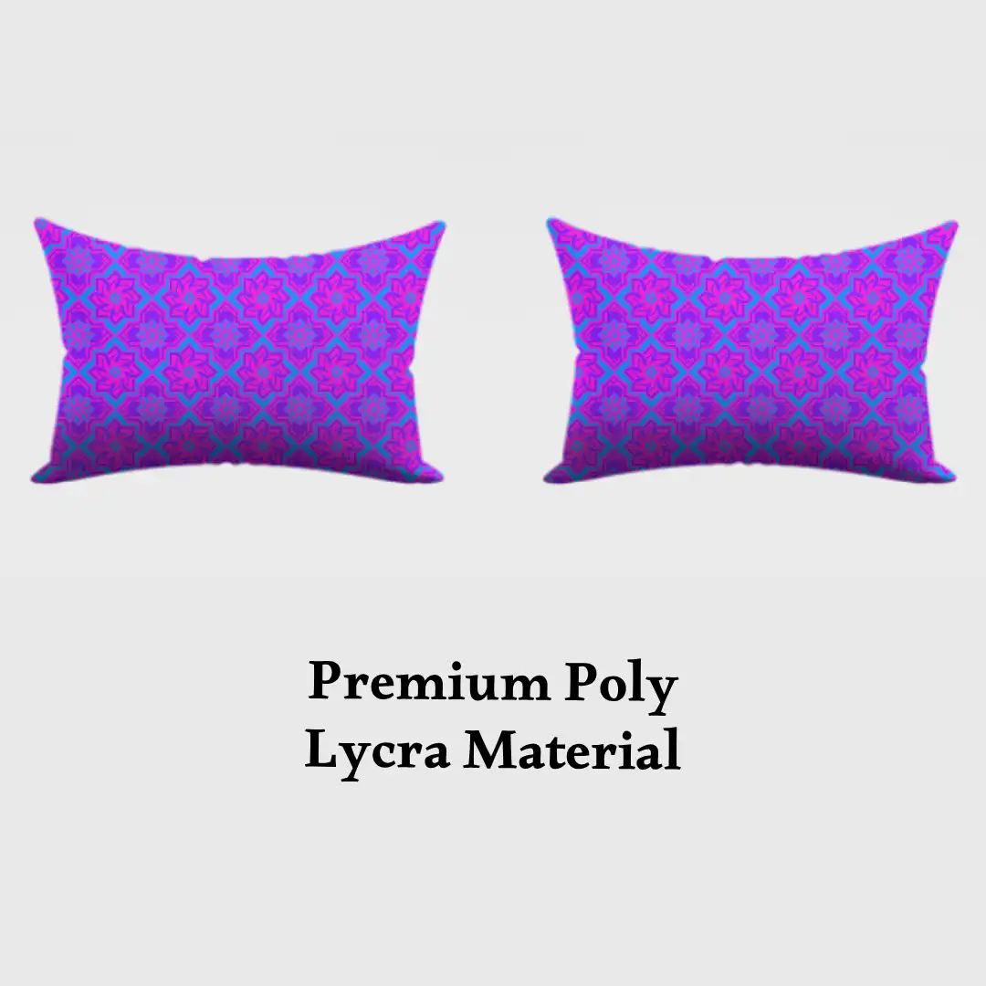 Elegant Design Printed Colorful Pillow Cover - Image 3