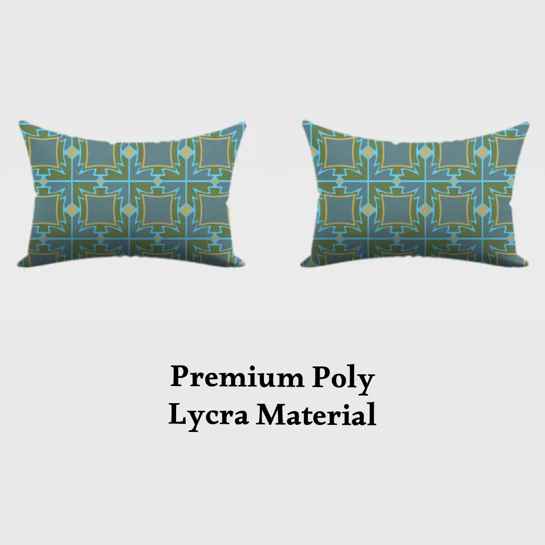Square Motifs Pillow Cover - Image 3