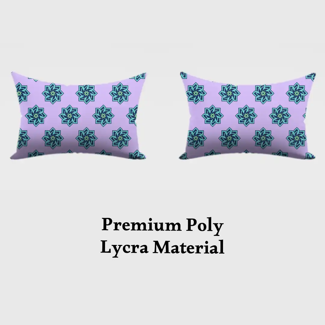 Vintage Retro Floral Pillow Cover - Image 3