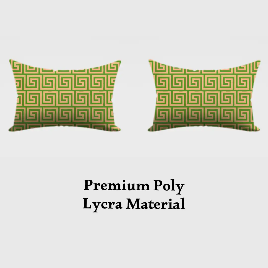 Maze Motifs Pillow Cover - Image 3